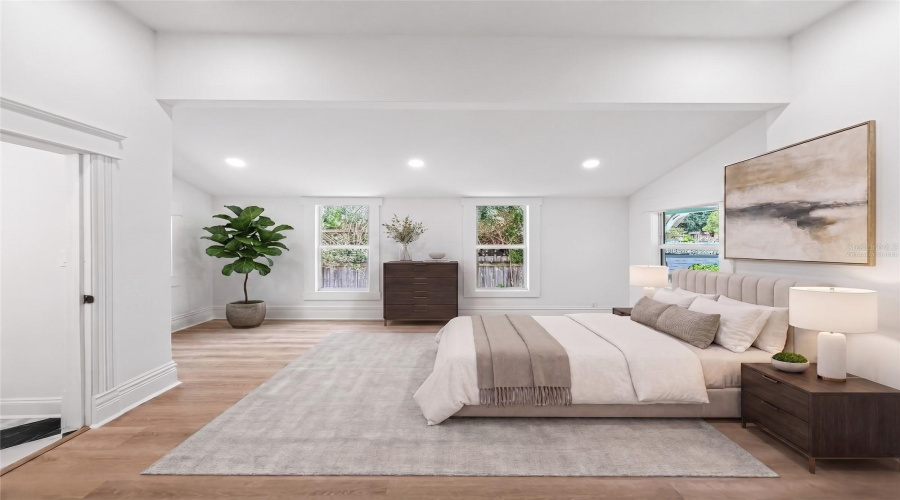 Primary Bedroom Virtually Staged