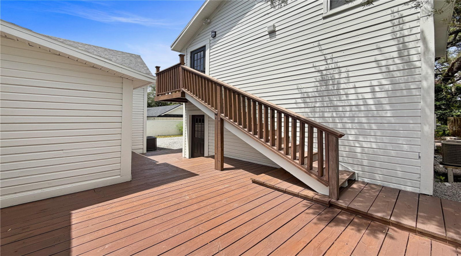 Stairs Up To Separate Entrance To Studio