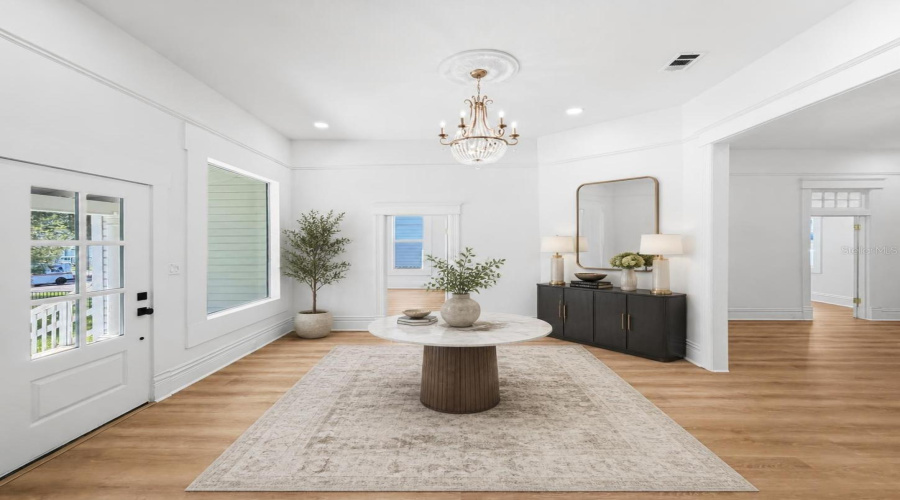 Foyer Virtually Staged