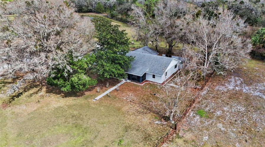 Aerial View Of The House
