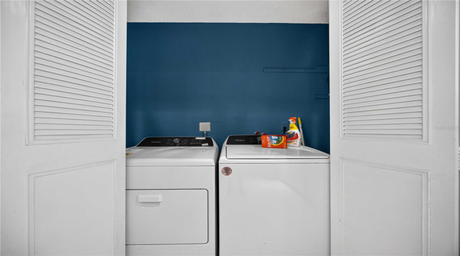 Washer/Dryer In The Unit