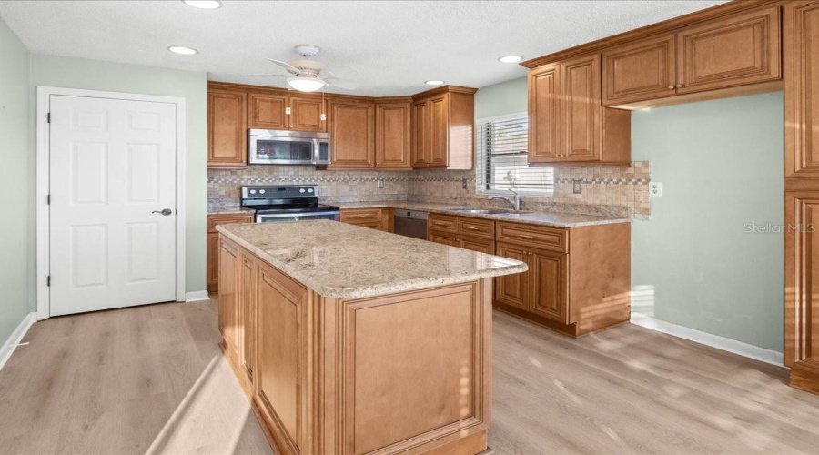 Kitchen Has New Luxury Vinyl Flooring