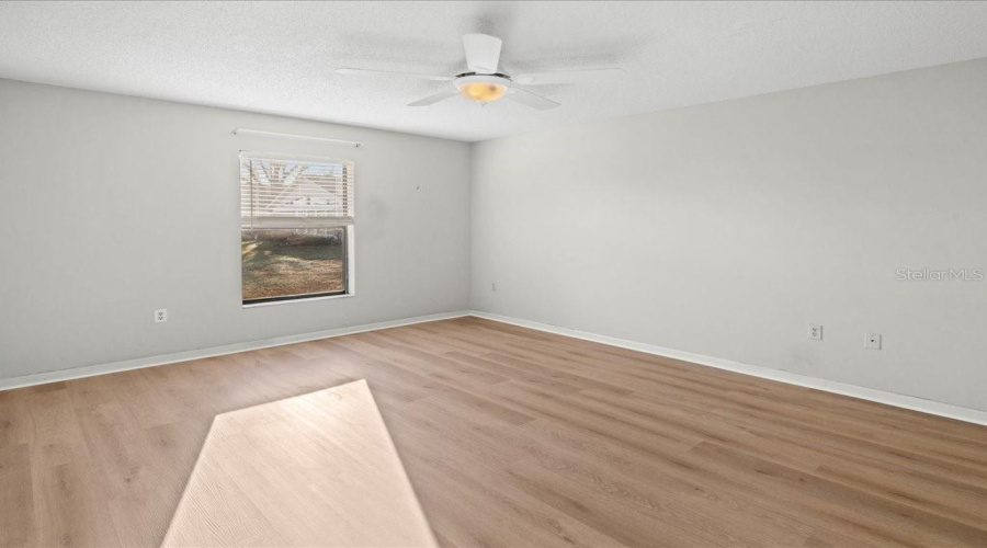 Primary Bedroom Has New Luxury Vinly Flooring