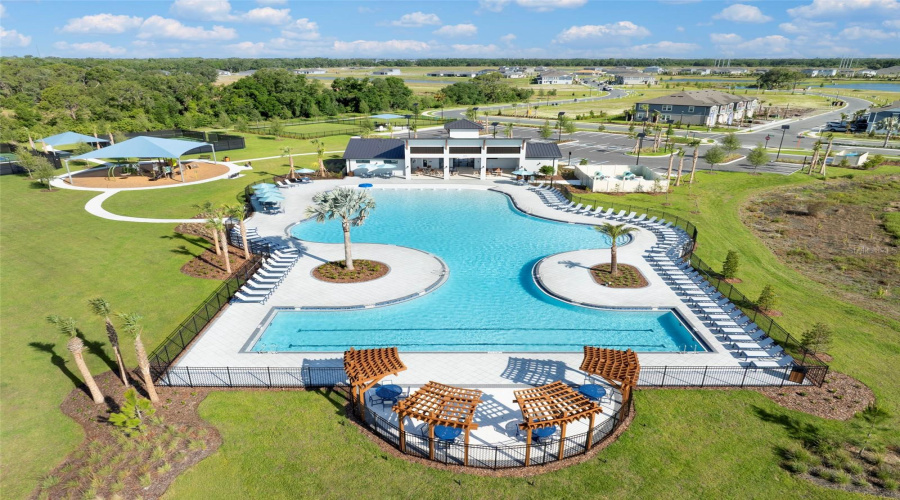 Pool With Lap Lanes