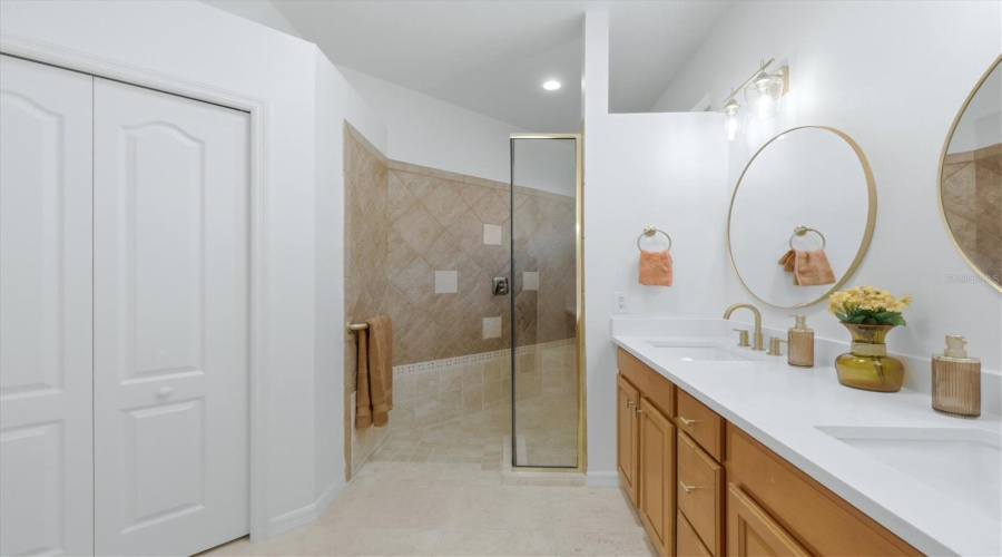 Master Shower Entrance