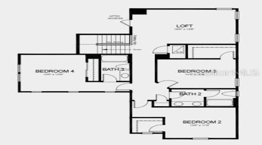 Second Floor Plan - Additional Highlights Include: Ge Refrigerator, Gourmet Kitchen, And Flush Mount Lighting Package At Great Room
