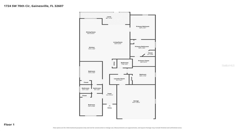 Gainesville, Florida 32607, 4 Bedroom Bedrooms, ,3 Bathroombathrooms,Residential,For Sale,70Th,0,Mfrgc543024