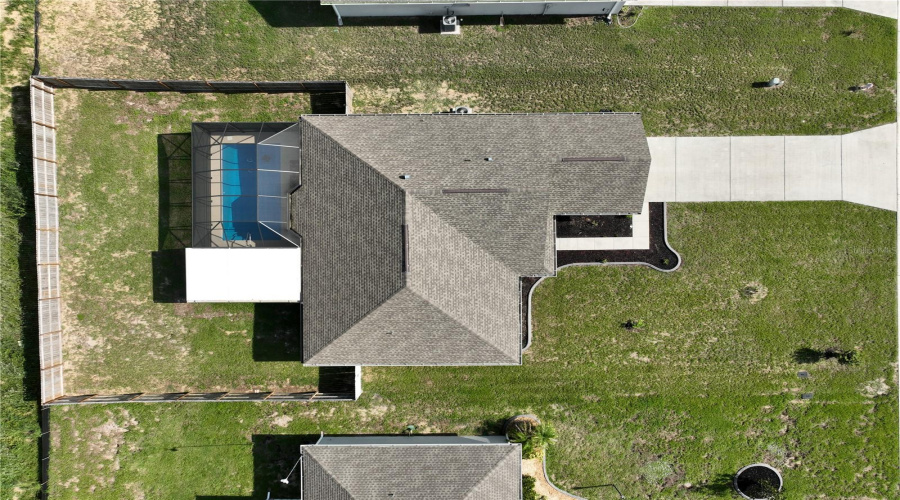 Drone View Of Home