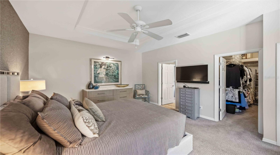 Primary Bedroom With Walk In Closet
