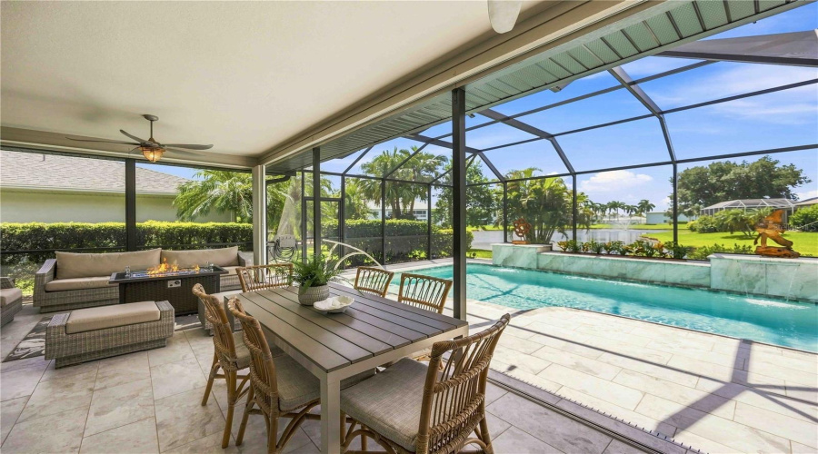 Lanai With Pool And Lake Views