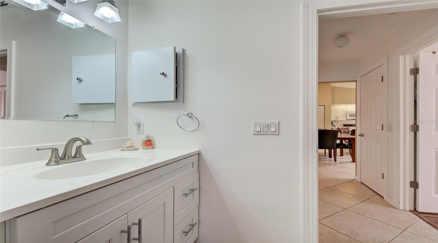 Guest Bath, New Vanity