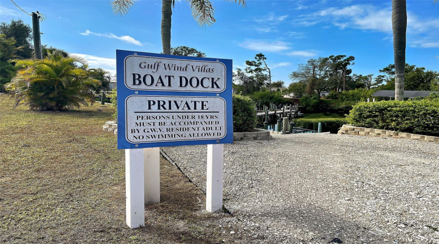 Docks Located On A Canal, Short Distance To Lemon Bay, Then The Gulf Of Mexico