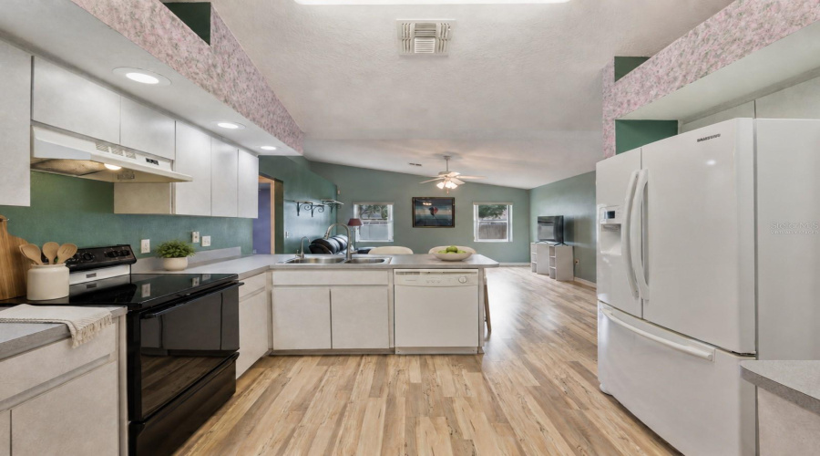 Large, Well Maintaiend Kitchen - Virtually Staged To Enhance Experience.