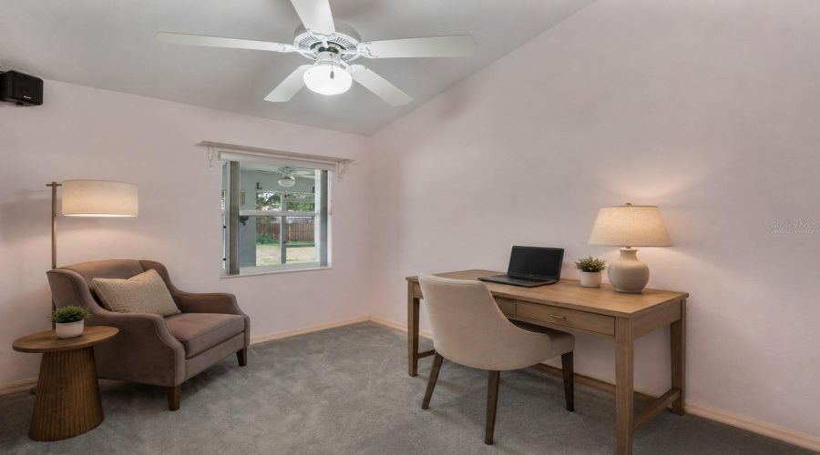 Office Or Den - Virtually Staged To Enhance Experience.