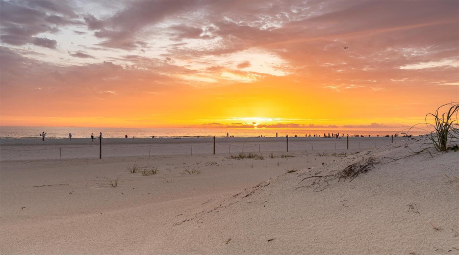 Sunset View Over Gulf Waters
