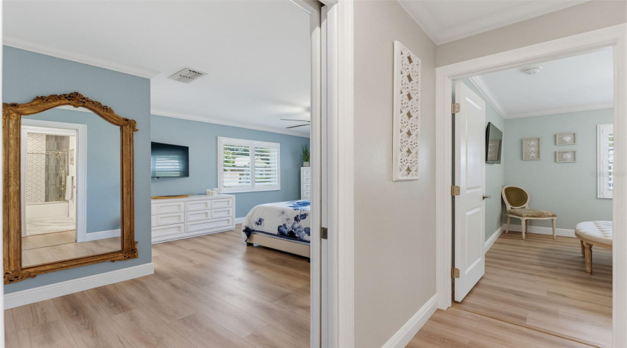 Hallway Into Both Bedrooms