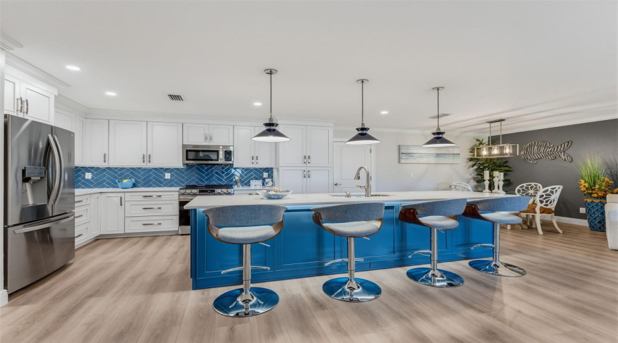 Gorgeous Coastal Kitchen