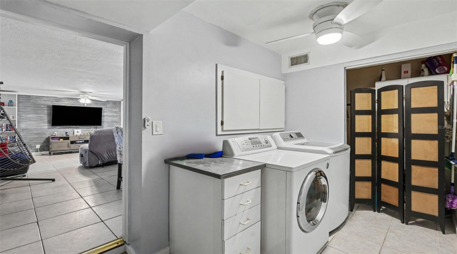 Laundry Room Between The Family Room And Garage. There Is A Door But I Forgot To Close It.