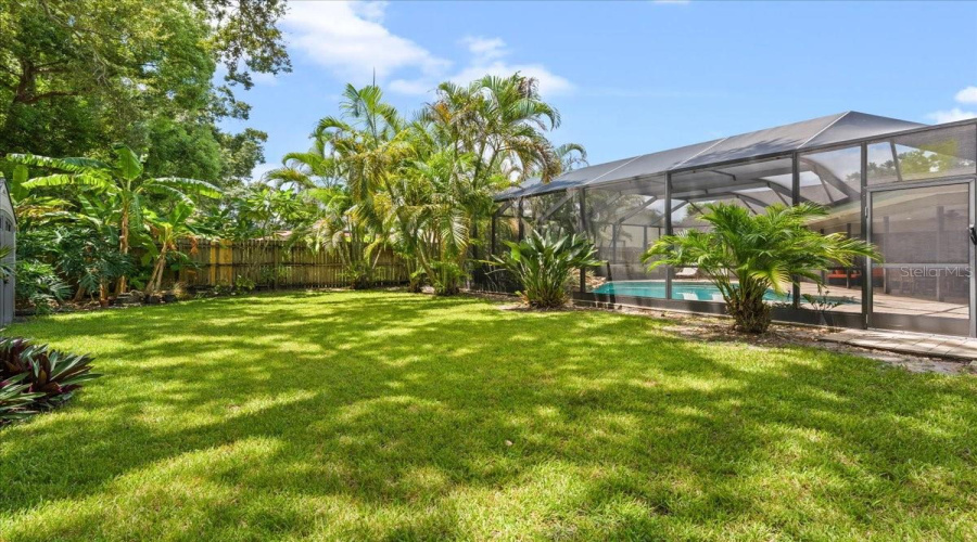 Huge Fenced Yard.