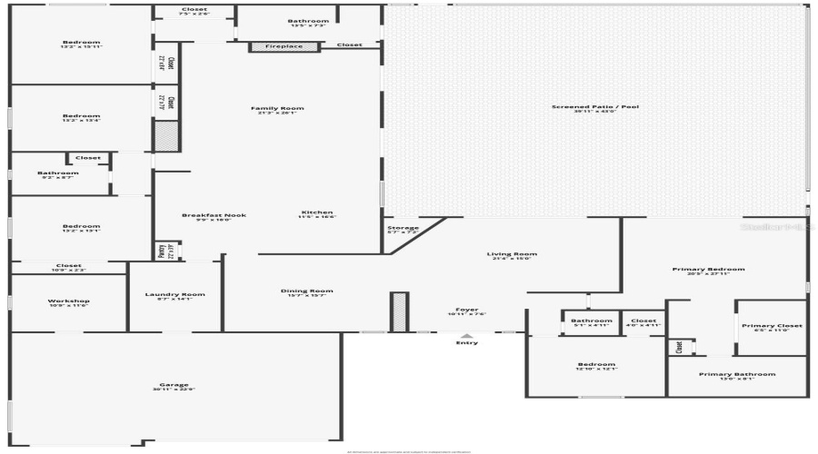 Perfect Floor Plan, With 3,783 Sq Ft Of Living Space