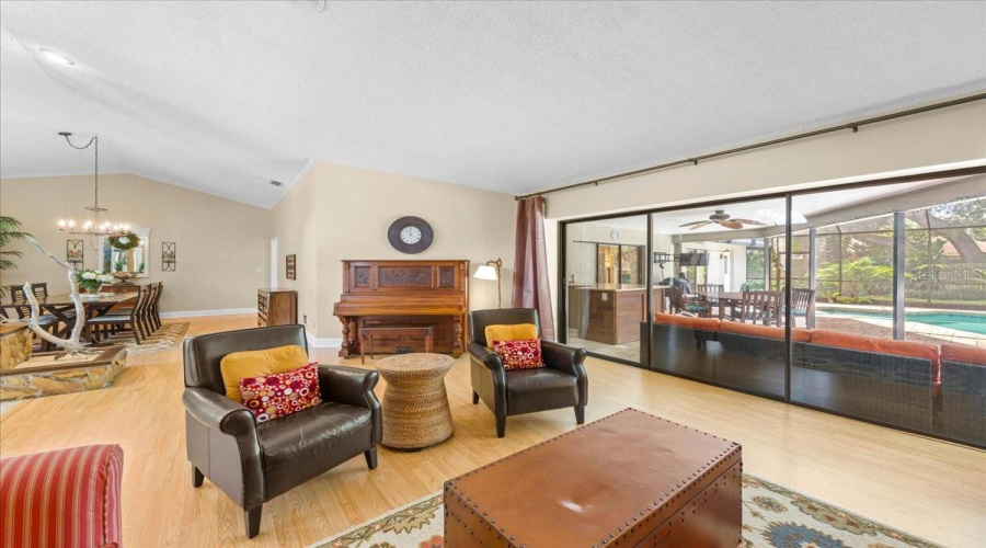 Living Room Opening To Formal Dining Room