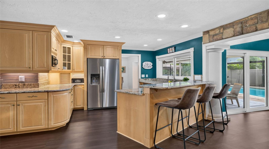 Solid Custom Maple Cabinets