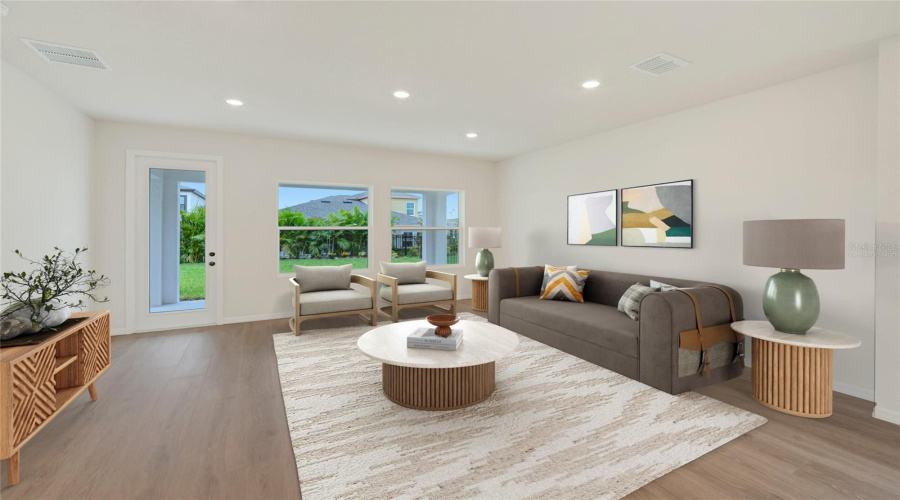 Family Room **Virtually Staged