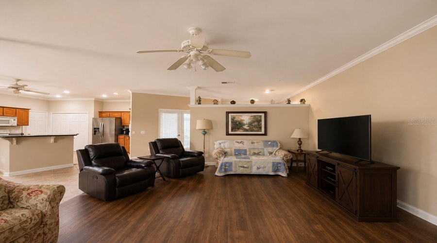 Living Room Virtually Staged