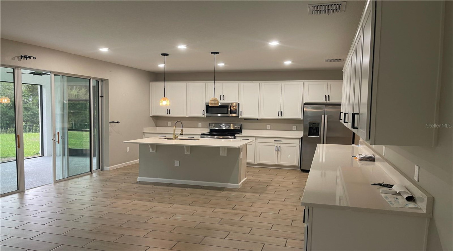 Kitchen/Dining/Living