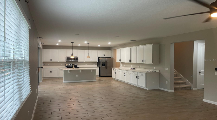 Kitchen/Dining/Living