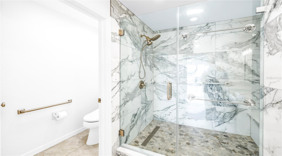 Newly Renovated Primary Bathroom
