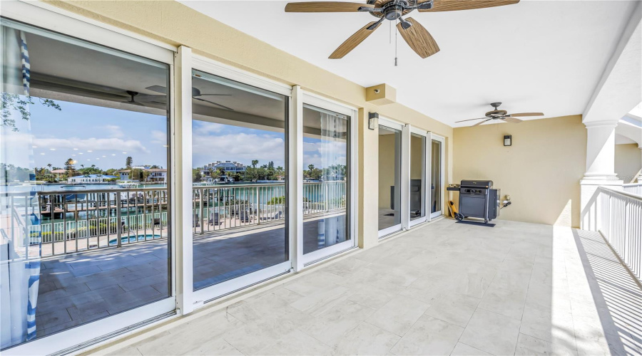 Oversized Balcony W/ Pocketing Doors