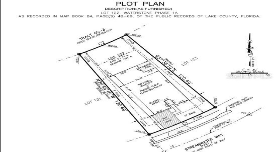 224 Streamwater Way Plot Plan