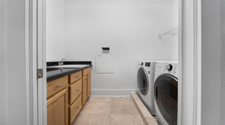 Laundry Room Located On The Second Floor