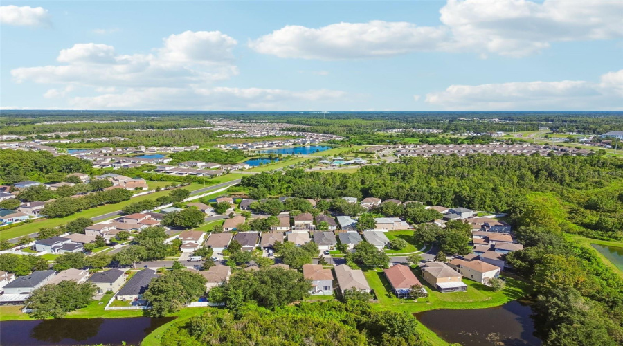Aerial View Of Asbel Creek