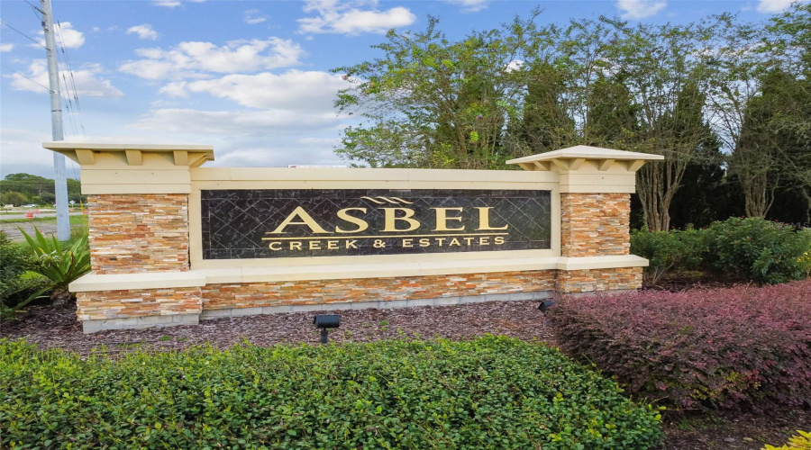 Entrance To Asbel Estates