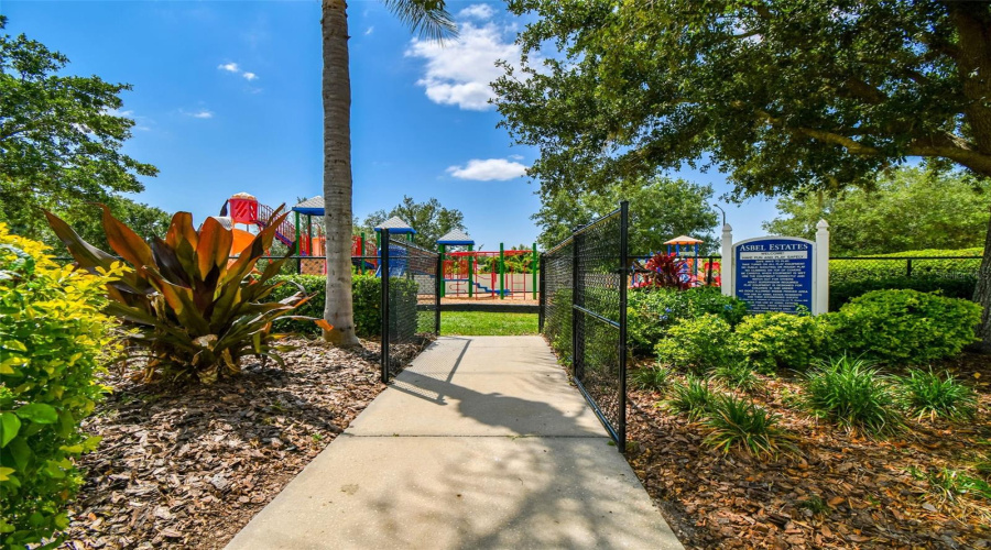 Gated Children'S Playground