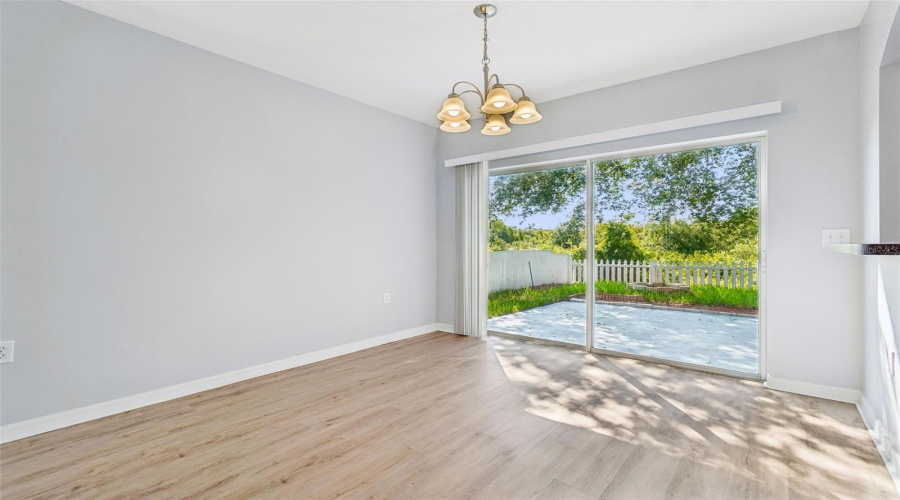 Another View Into Dining Room From Slider To Back Yard.