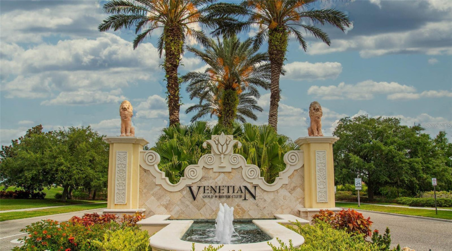 Entrance To Venetian Golf And River Club