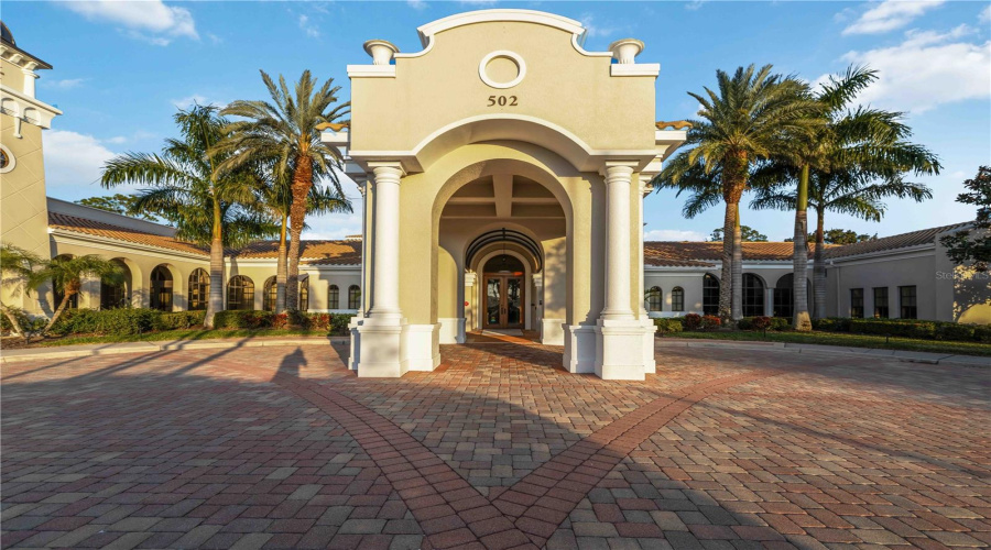 Front Of The River Club/Amenities Center