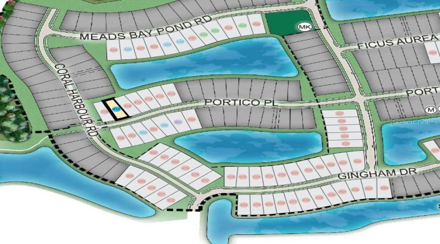 5801 Portico Place Site Map