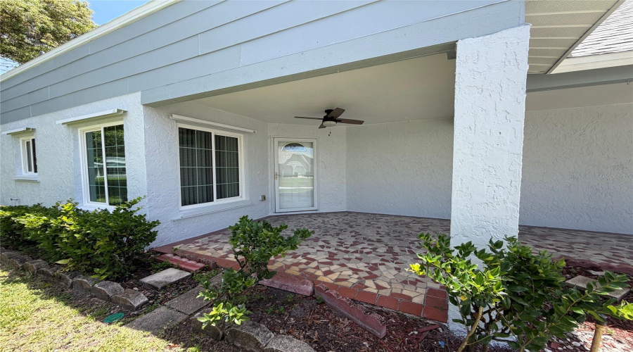 Inviting Covered Front Porch