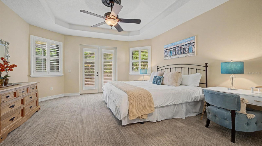 Primary Bedroom Provides Direct Exterior Access