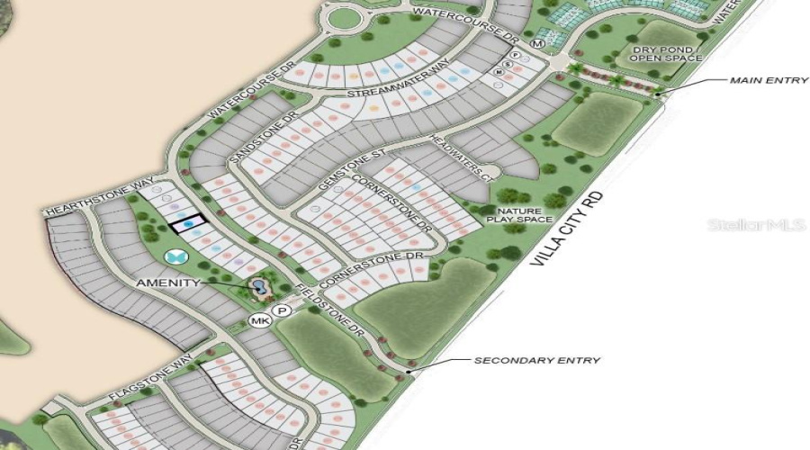 7429 Fieldstone Drive Site Map