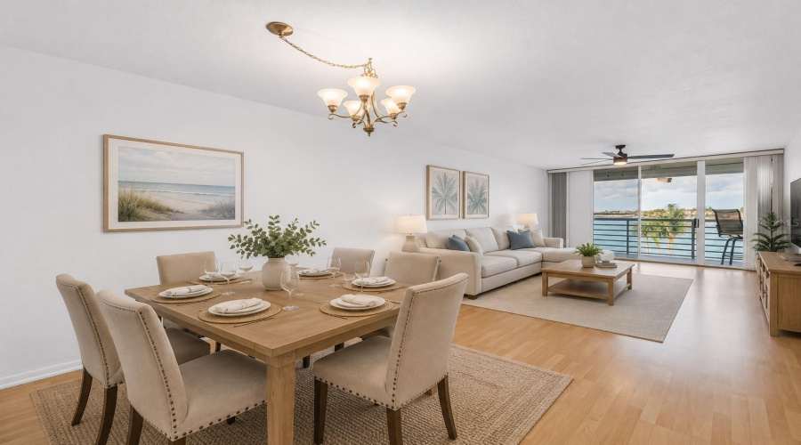 Virtually Stage Living Dining Combo