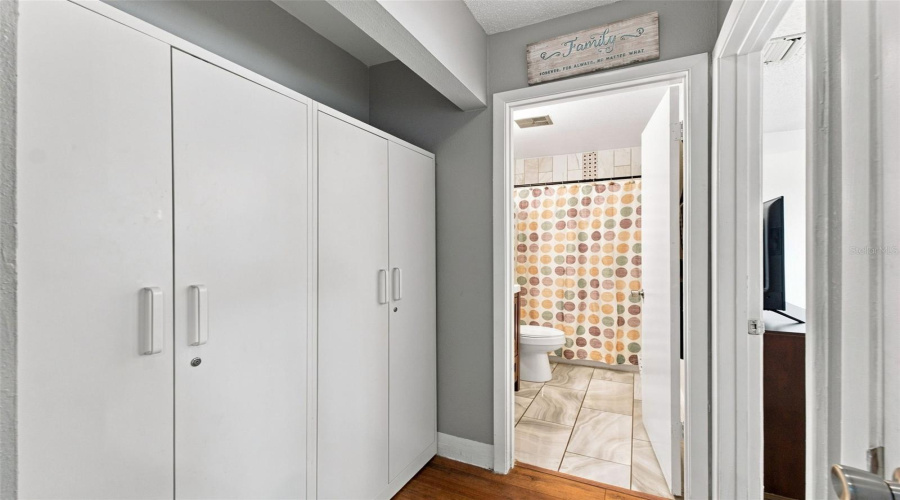 Hallway With Storage