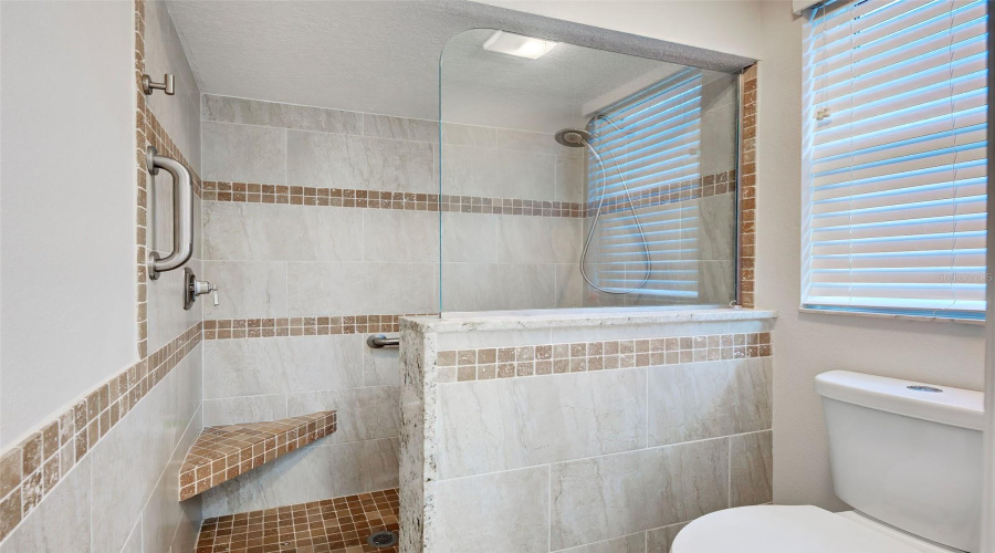 Shaower And Water Closet Combined In Primary