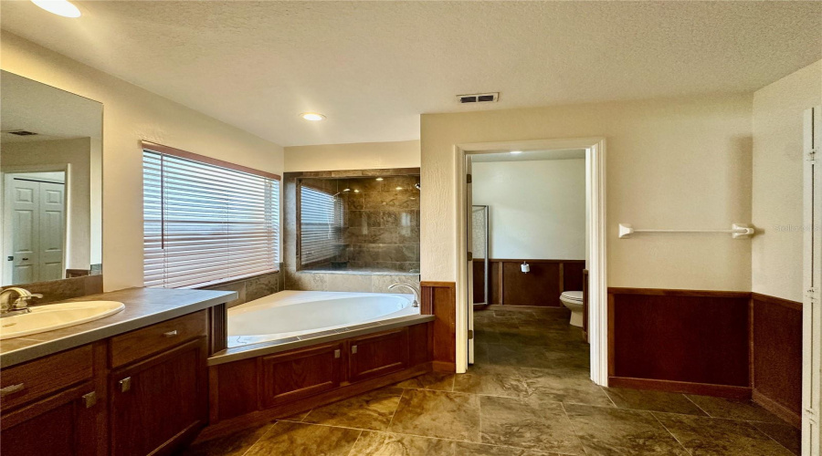 Primary Bathroom With Garden Tub