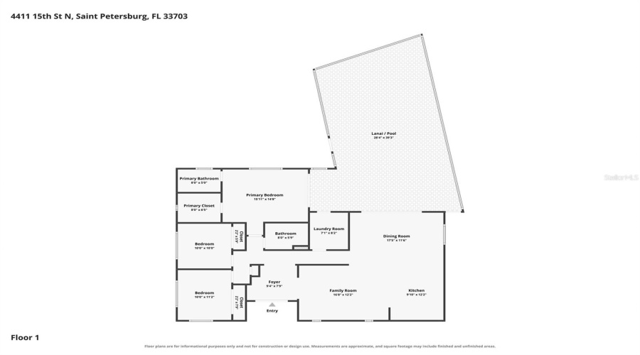 St Petersburg, Florida 33703, 3 Bedroom Bedrooms, ,2 Bathroombathrooms,Residential,For Sale,15Th,0,Mfrtb8541173