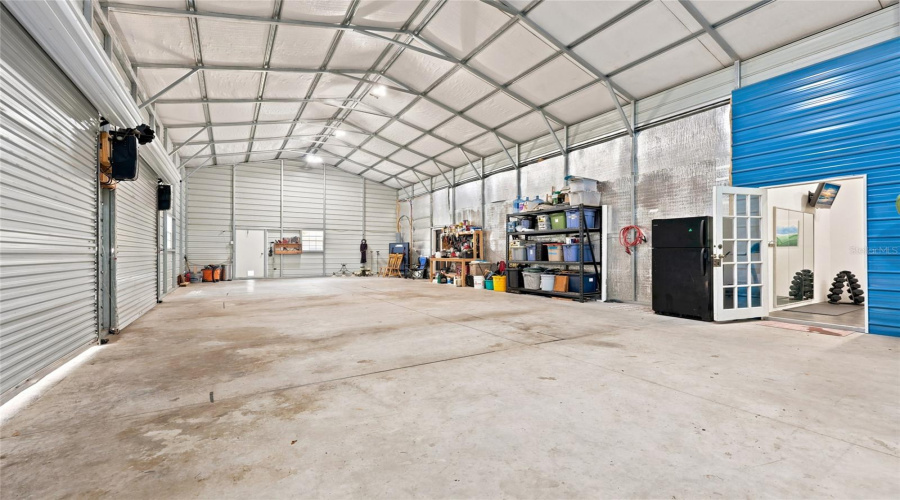 Garage Attached To The Detached Apartment.